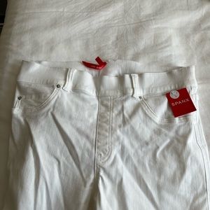 NWT White spanx jeans — size L